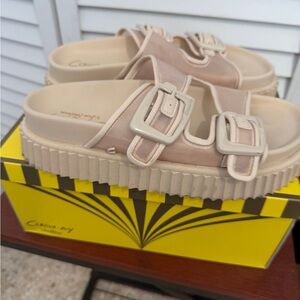 Circus NY by Sam Edelman Cris Mesh Sandal (Women)  8.5 Vanilla Bean